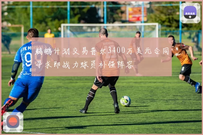 鹈鹕计划交易普尔3400万美元合同寻求即战力球员补强阵容